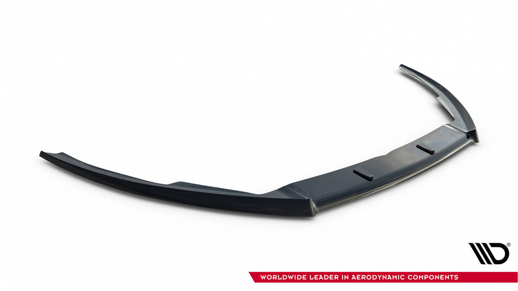 Maxton Design Street+ Spoilerlippe Front Ansatz V.8 passend für Ford Focus ST / ST-Line Mk4 Facelift schwarz Hochglanz