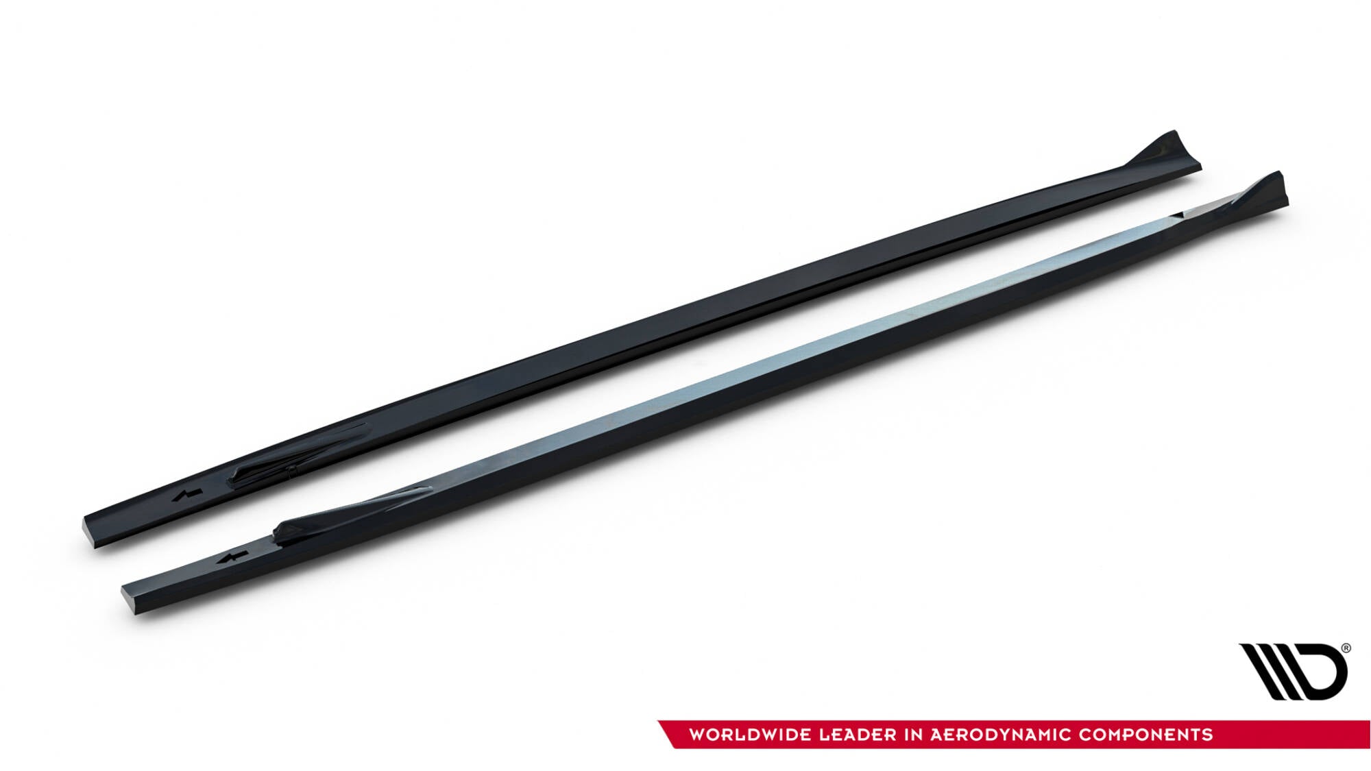 Maxton Design Street+ Seitenschweller Leisten passend für Mercedes-AMG SL 63 R232 schwarz Hochglanz