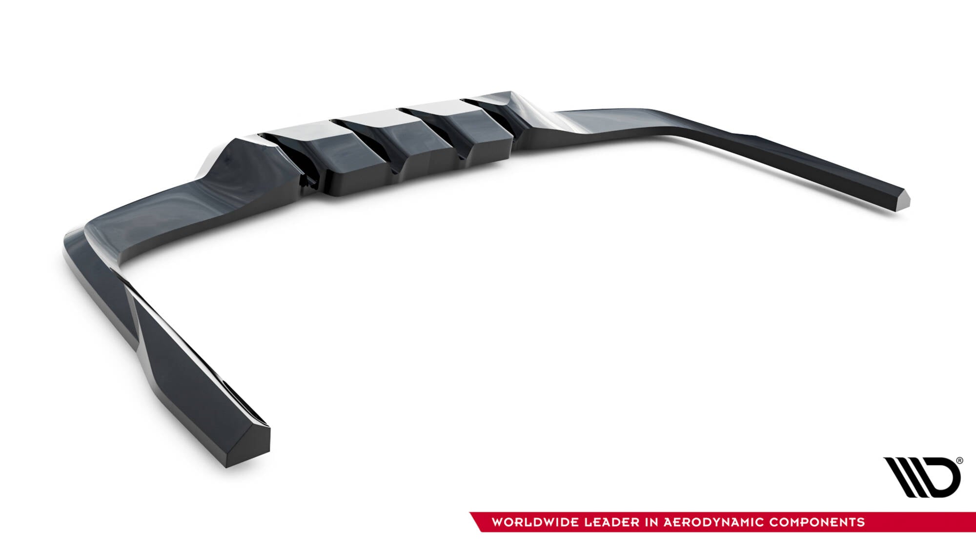 Maxton Design Street+ Mittlerer Diffusor RACE passend für Mercedes-AMG CLE 53 C236 schwarz Hochglanz
