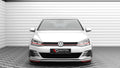 Maxton Design Street+ Spoilerlippe Front Ansatz passend für Seite VW Golf GTI / GTD Mk7 Facelift schwarz Hochglanz