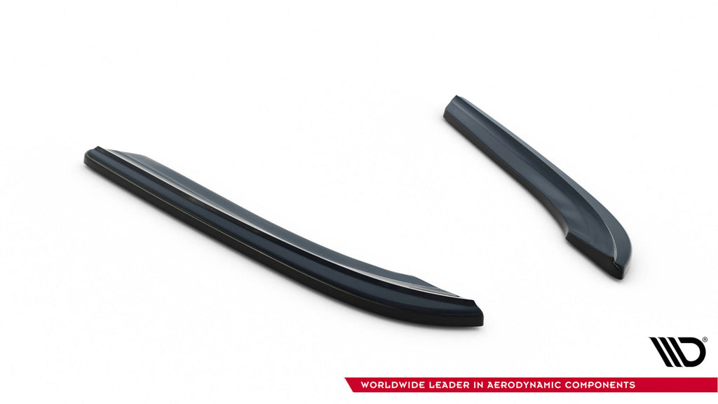 Maxton Design Heck Ansatz Flaps Diffusor passend für BMW 6er Coupe E63 / Cabrio E64 schwarz Hochglanz