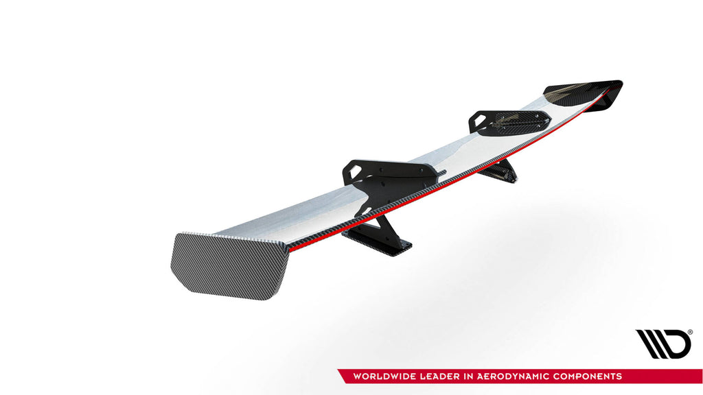 Maxton Design Carbon Spoiler With Upper Swan Mounting + LED Toyota GR86 / Subaru BRZ Mk2 für Toyota GR86 Mk1