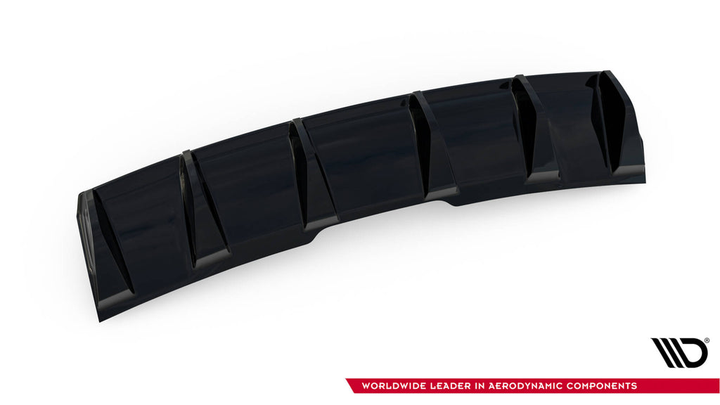 Maxton Design Diffusor Heck Ansatz passend für Audi RS5 Coupe / Sportback F5 schwarz Hochglanz