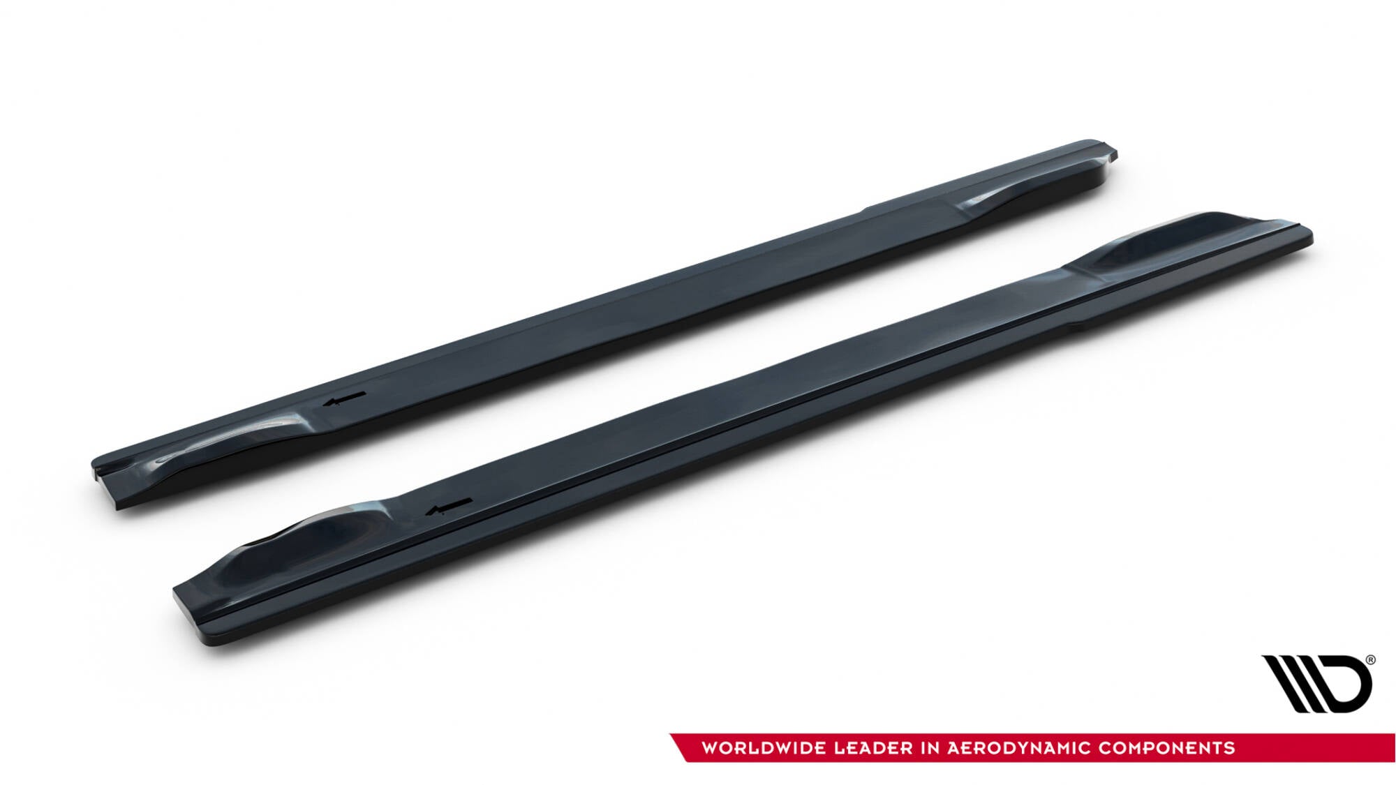 Maxton Design Street+ Seitenschweller Leisten passend für V.1 passend für Subaru Impreza WRX STI Mk3 Facelift schwarz Hochglanz