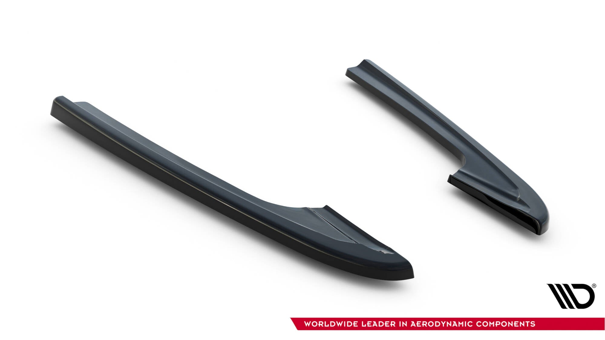 Maxton Design Heck Ansatz Flaps Diffusor V.2 passend für Audi RS6 C7 / C7 Facelift schwarz Hochglanz