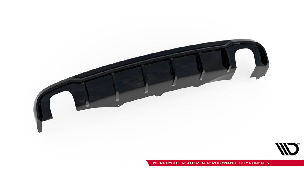 Maxton Design Diffusor Heck Ansatz passend für Audi A4 B8 (Einzelauspuff li. re.)