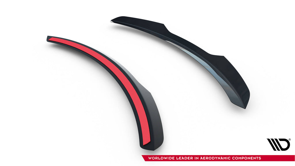 Maxton Design Spoiler CAP passend für Lexus RX F-Sport Mk5 schwarz Hochglanz