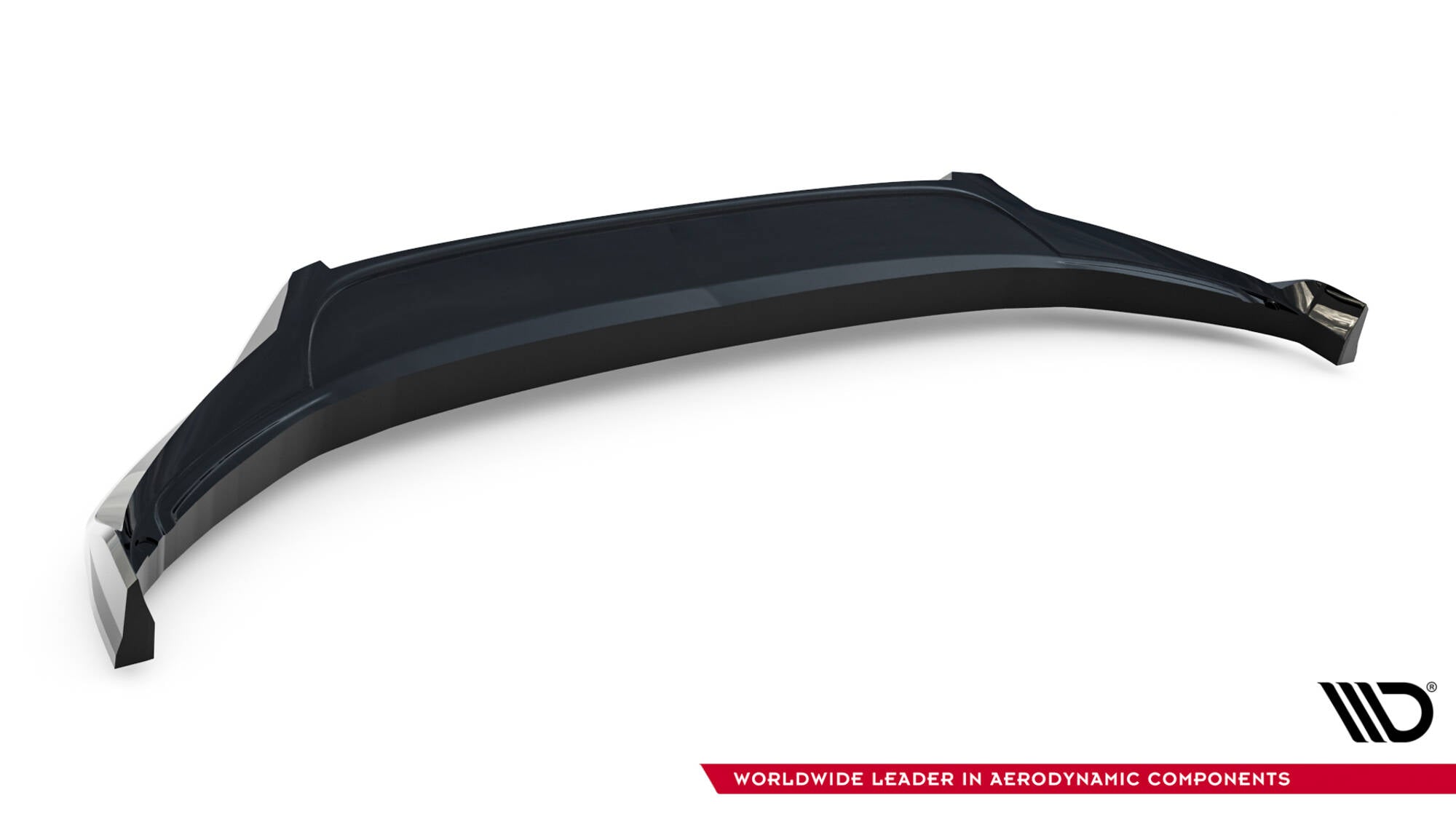 Maxton Design Street+ Spoilerlippe Front Ansatz passend für VW Atlas R-Line Mk1 Facelift 2 schwarz Hochglanz