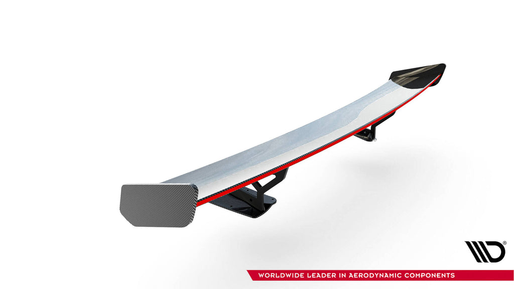 Maxton Design Carbon Spoiler With Internal Brackets Uprights + LED Chevrolet Corvette Stingray / Grand Sport C7 für Chevrolet Corvette C7
