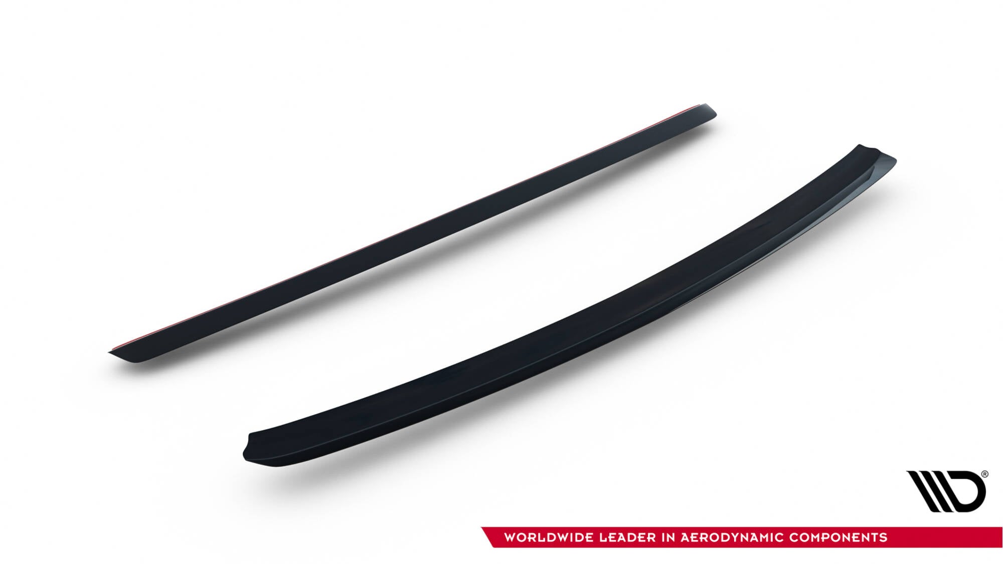 Maxton Design Unterer Spoiler CAP passend für BMW M3 / 3 M-Paket E36 Coupe GT Klasse schwarz Hochglanz