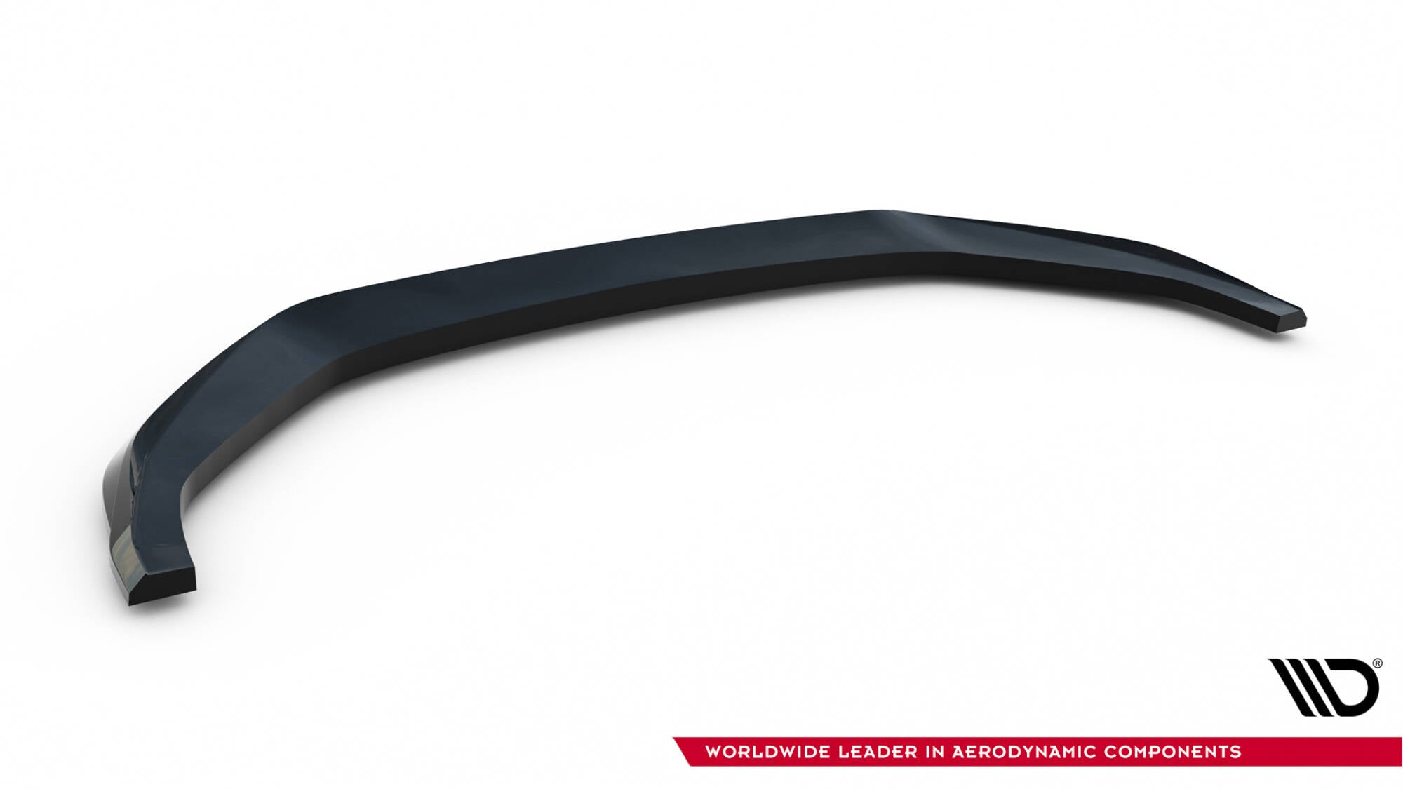 Maxton Design Street+ Spoilerlippe Front Ansatz passend für V.1 Audi A5 F5 Facelift schwarz Hochglanz