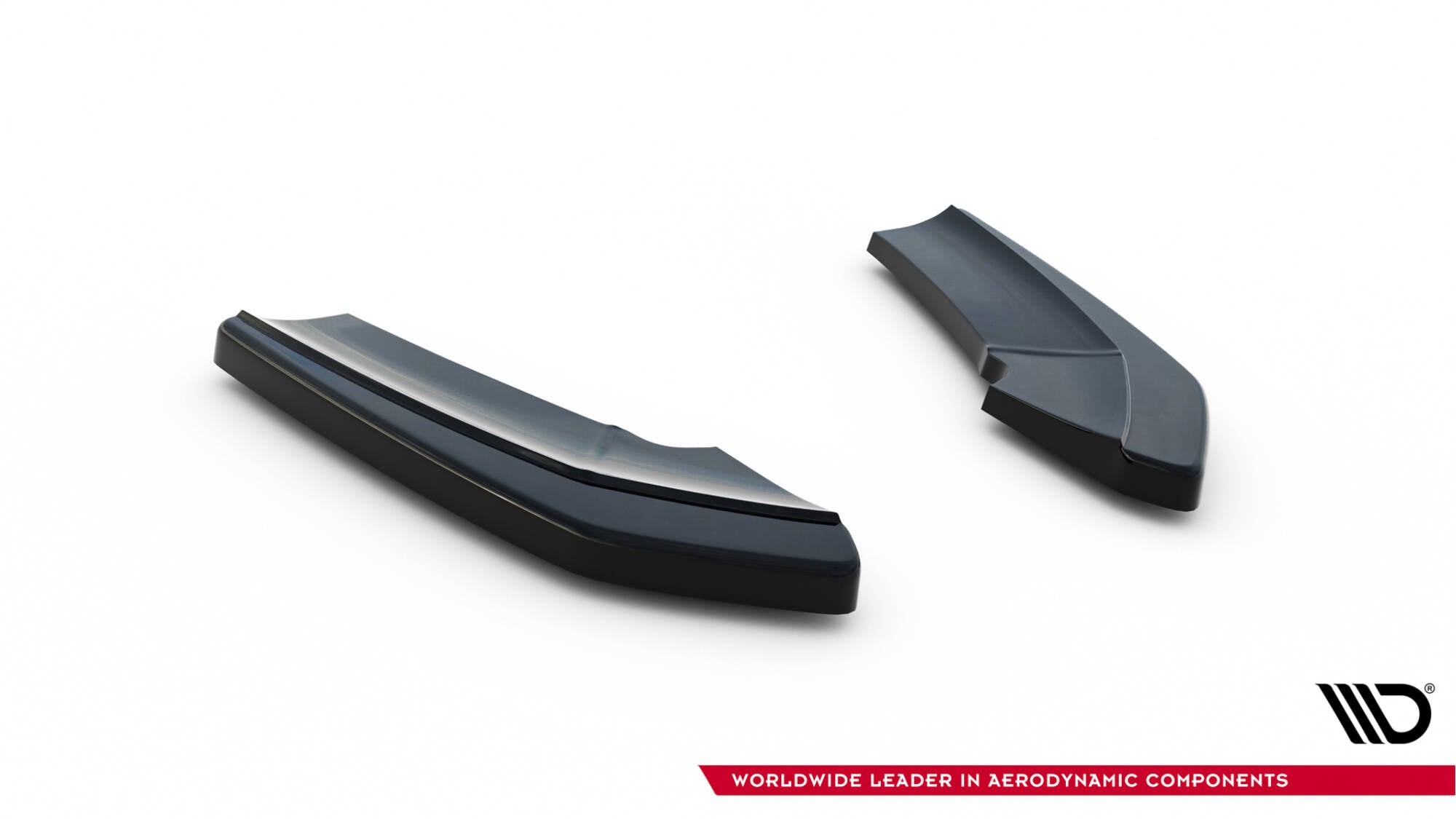 Maxton Design Heck Ansatz Flaps Diffusor passend für BMW X4 M Paket schwarz Hochglanz