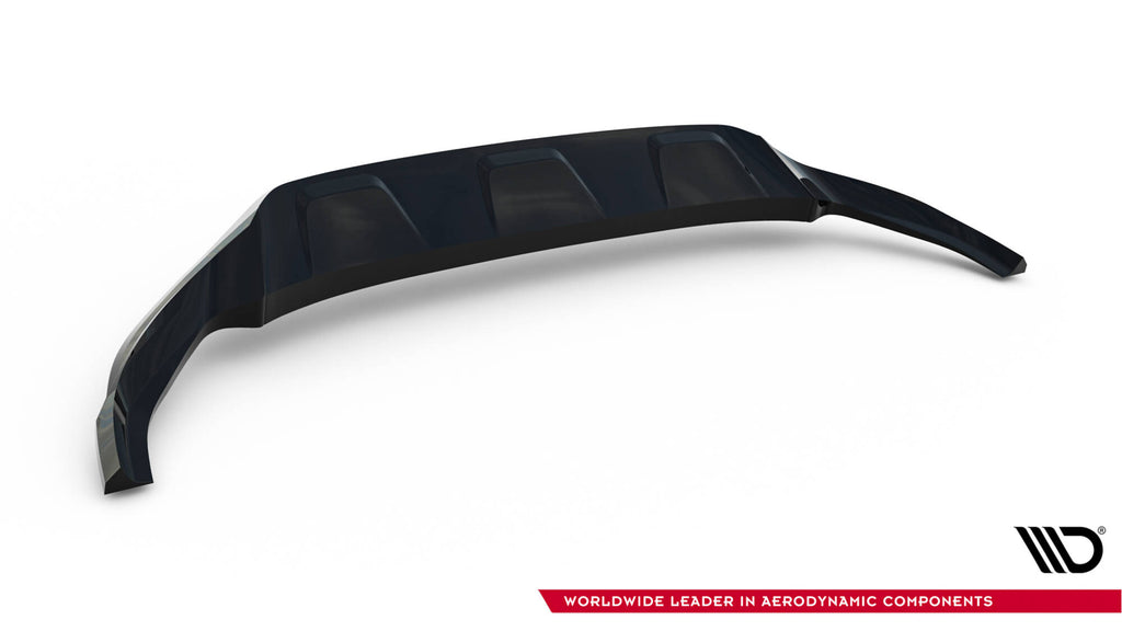 Maxton Design Street+ Spoilerlippe Front Ansatz passend für Audi Q8 Mk1 schwarz Hochglanz