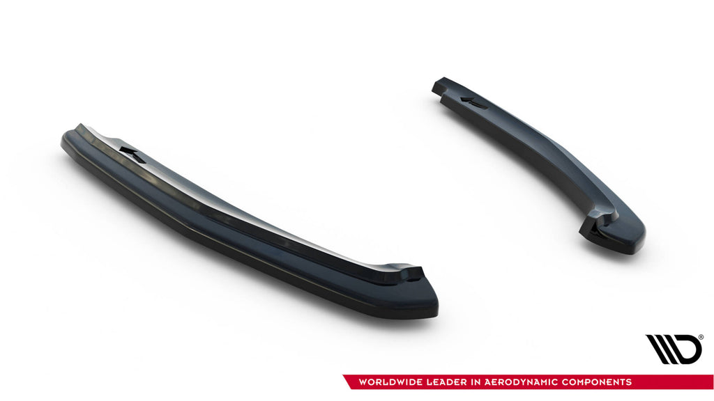 Maxton Design Heck Ansatz Flaps Diffusor passend für Lexus Rc Mk1 schwarz Hochglanz