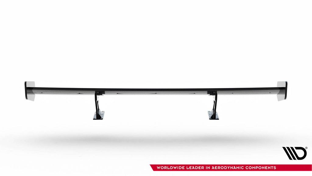 Maxton Design Carbon Spoiler With Internal Brackets Uprights Honda Civic SI Mk10 für Honda Civic Mk10