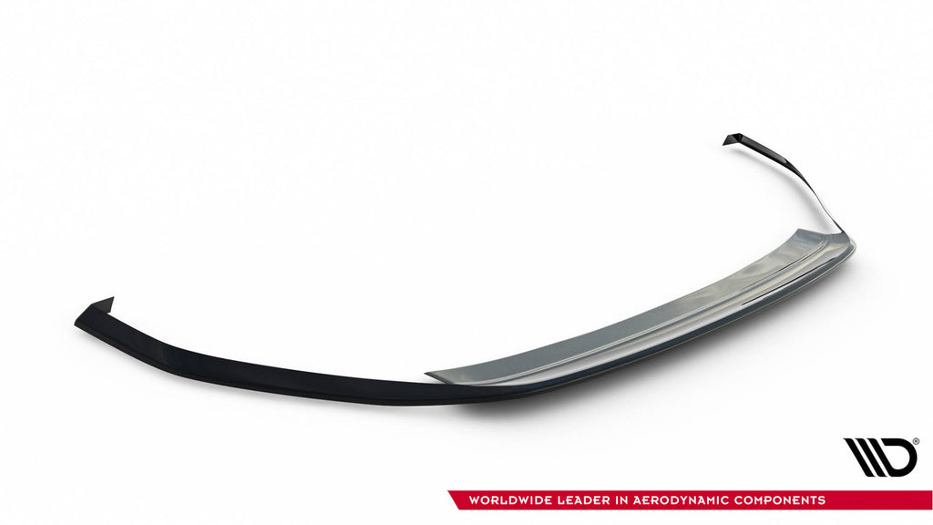 Maxton Design Street+ Spoilerlippe Front Ansatz V.7 passend für VW Golf R / R-Line Mk7 Facelift schwarz Hochglanz