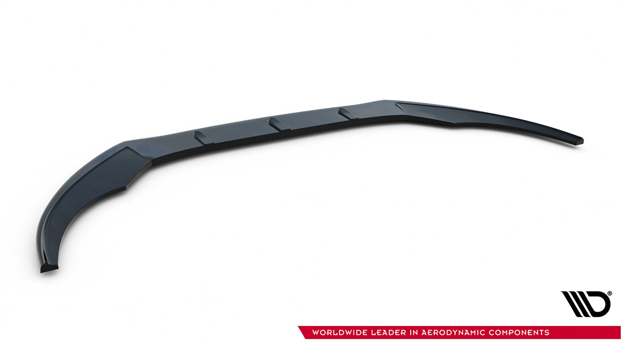 Maxton Design Street+ Spoilerlippe Front Ansatz V.1 passend für Audi S6 / A6 S-Line C7 schwarz Hochglanz