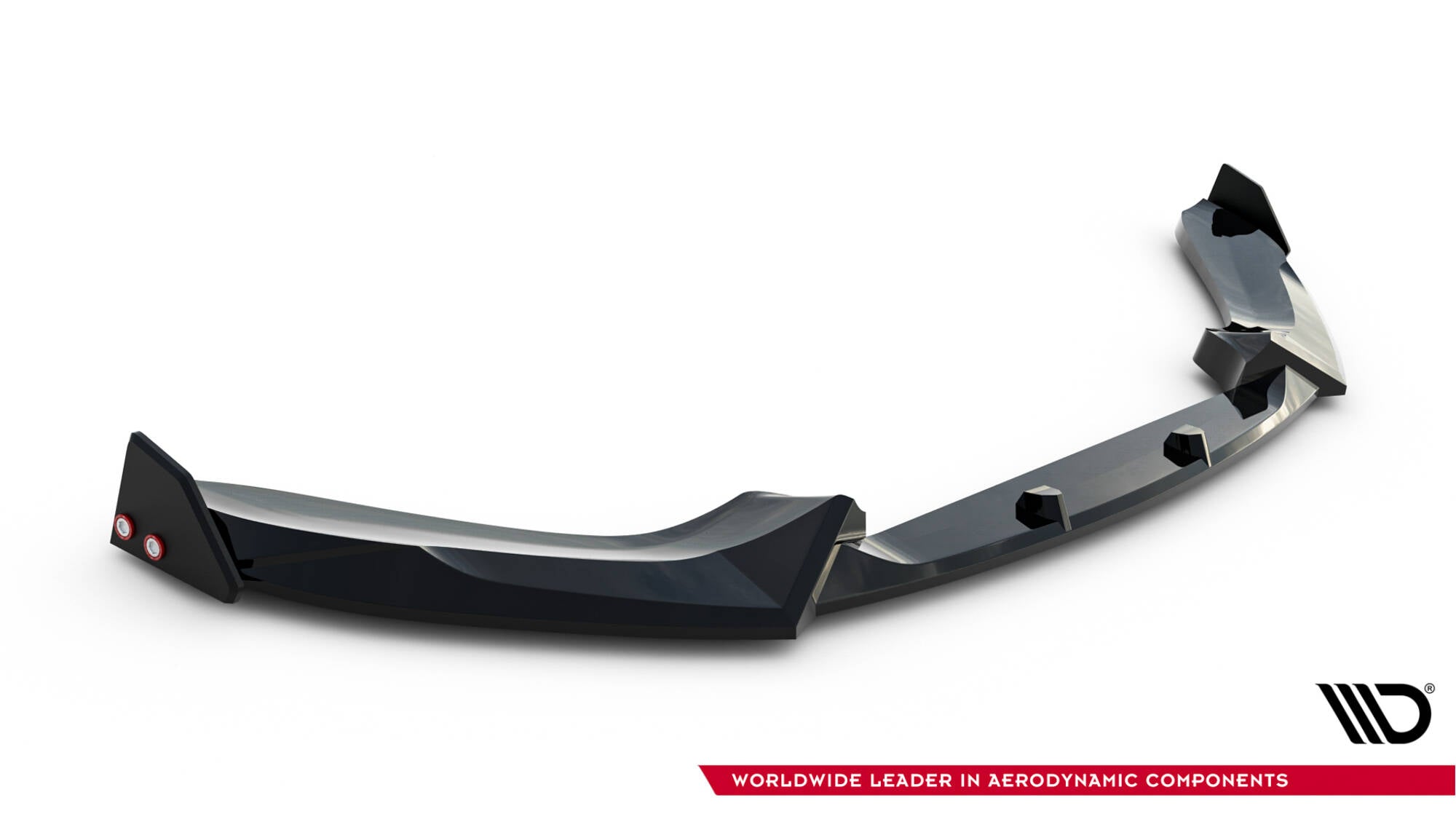 Maxton Design Street+ Spoilerlippe Front Ansatz V.5 + Flaps passend für BMW 1er M-Paket / M140i F20 Facelift