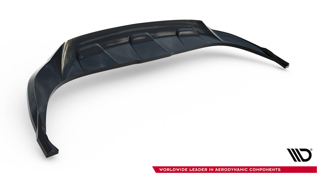 Maxton Design Street+ Mittlerer Diffusor RACE passend für Audi Q8 Mk1 schwarz Hochglanz