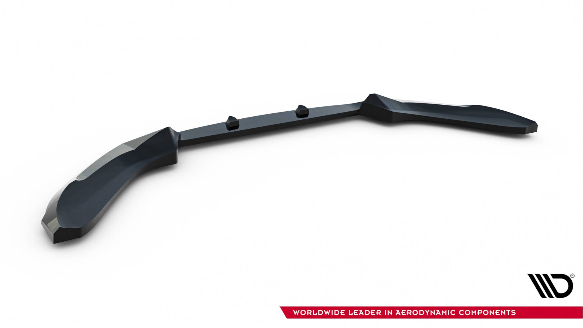 Maxton Design Street+ Spoilerlippe Front Ansatz V.5 passend für BMW 1er M-Paket / M140i F20 Facelift schwarz Hochglanz