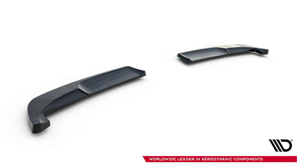 Maxton Design Heck Ansatz Flaps Diffusor passend für Mini Cooper S John Copper Works F56 schwarz Hochglanz