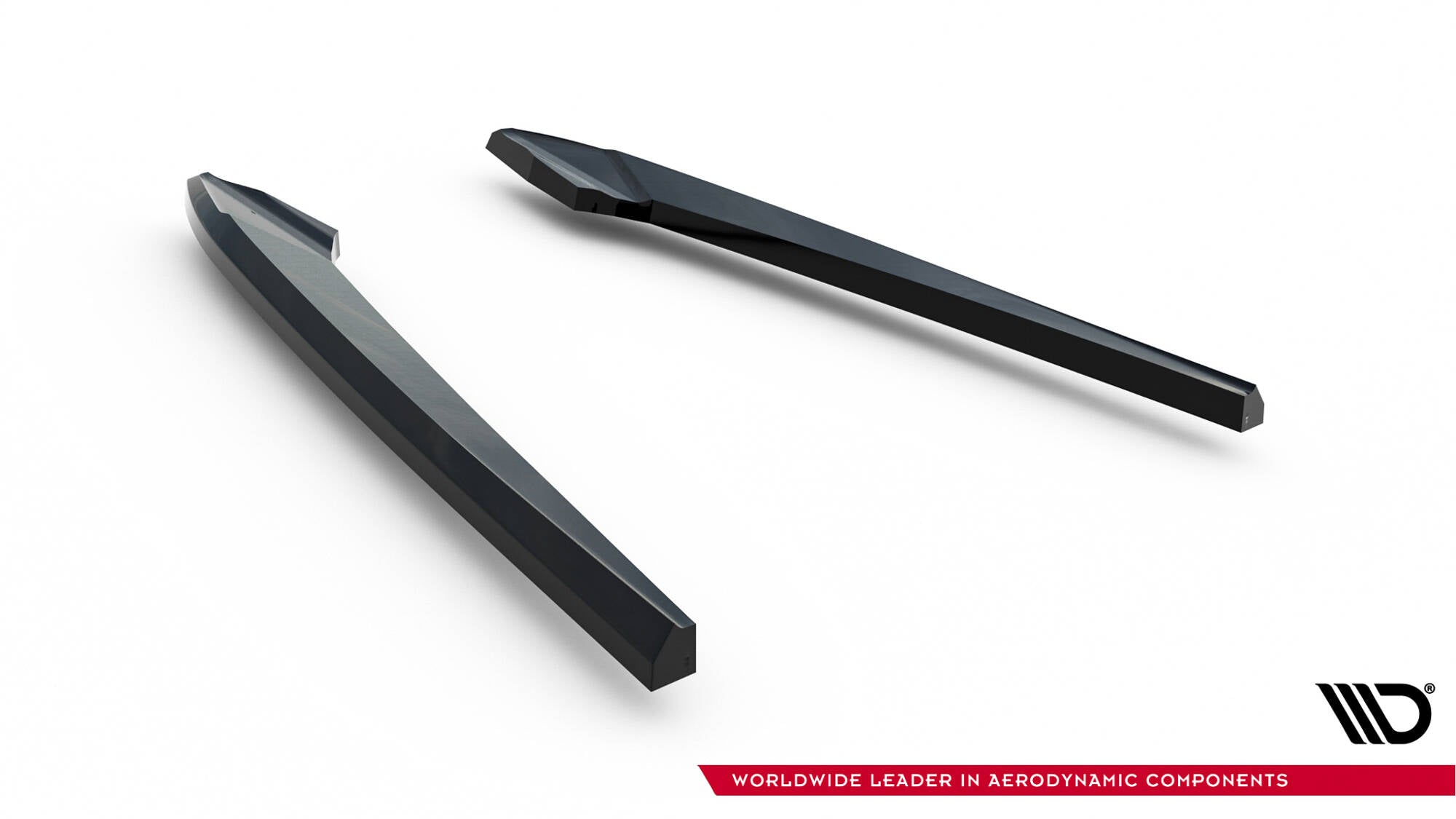 Maxton Design Heck Ansatz Flaps Diffusor V.3 passend für Audi A6 S-line Avant C7 schwarz Hochglanz