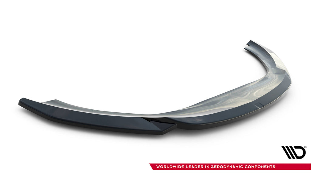 Maxton Design Street+ Spoilerlippe Front Ansatz passend für Maserati Quattroporte Mk6 schwarz Hochglanz