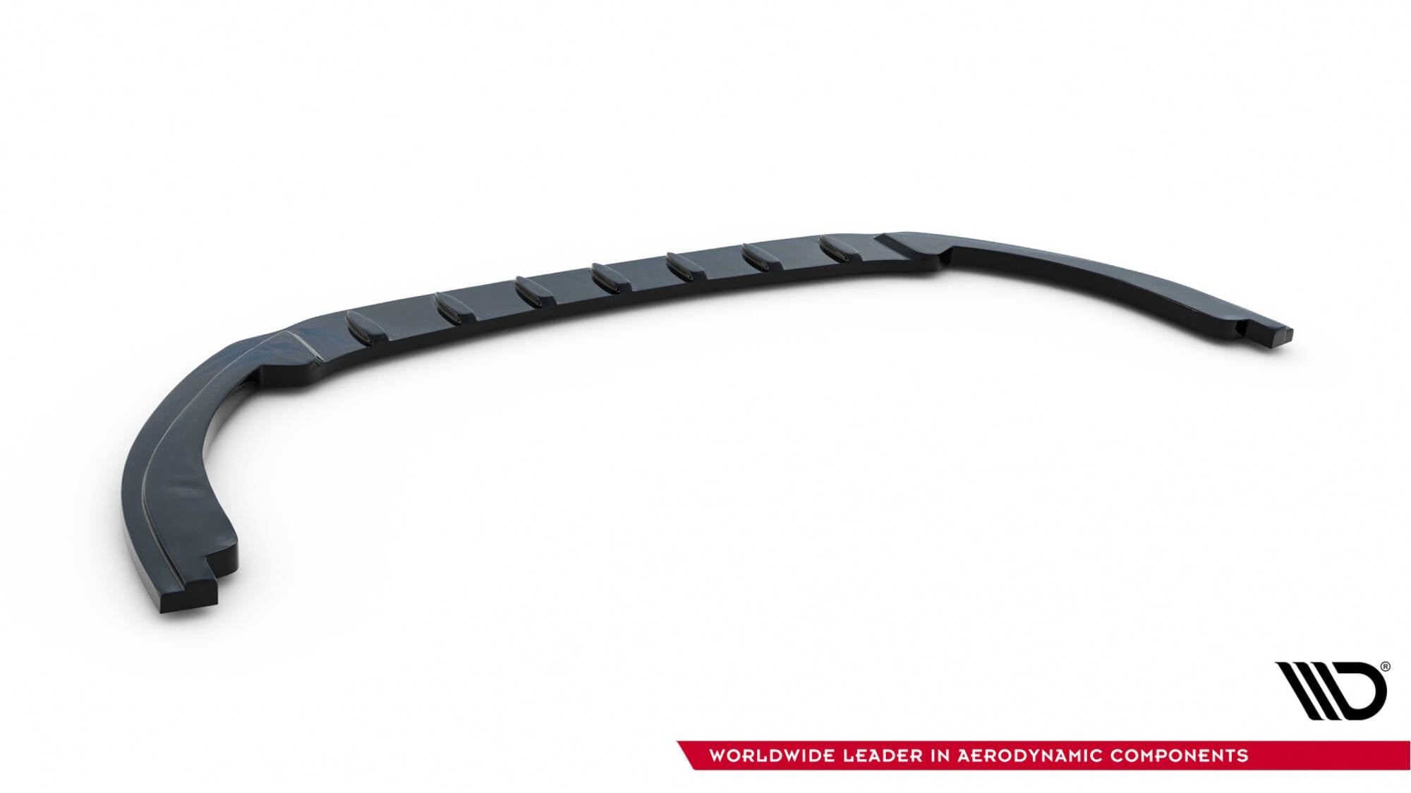 Maxton Design Street+ Spoilerlippe Front Ansatz V.1 passend für Peugeot RCZ Mk1 schwarz Hochglanz