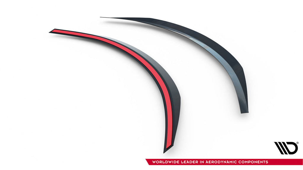Maxton Design Spoiler CAP passend für Lexus LC 500 schwarz Hochglanz