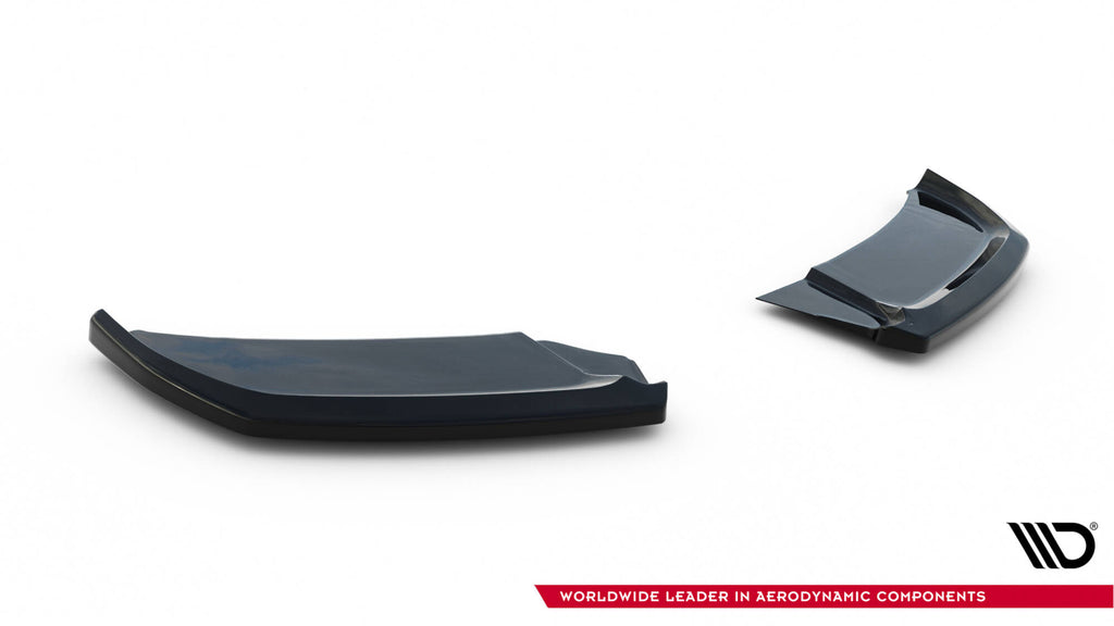 Maxton Design Heck Ansatz Flaps Diffusor V.2 passend für Audi A1 S-Line GB schwarz Hochglanz