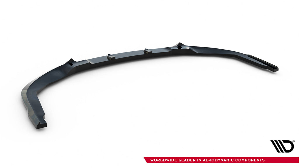 Maxton Design Street+ Spoilerlippe Front Ansatz V.2 passend für Subaru Impreza WRX STI Mk3 Facelift schwarz Hochglanz