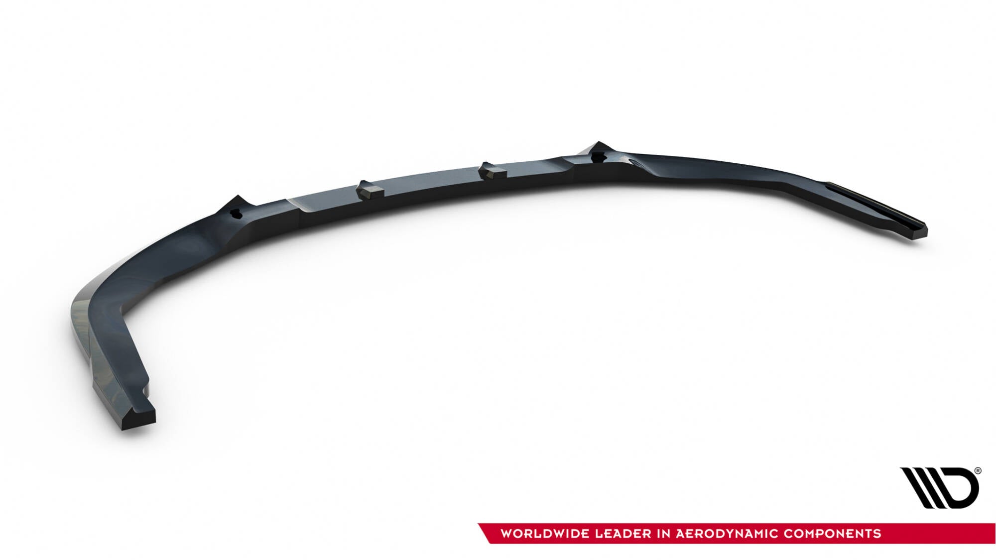 Maxton Design Street+ Spoilerlippe Front Ansatz V.2 passend für Subaru Impreza WRX STI Mk3 Facelift schwarz Hochglanz