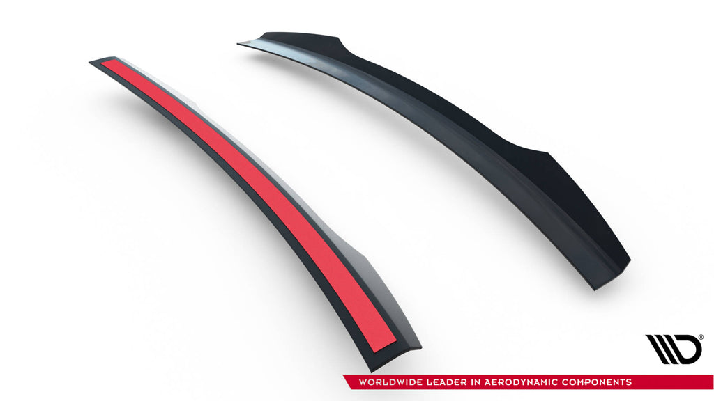 Maxton Design Spoiler CAP V.2 passend für Ford Focus RS Mk3 schwarz Hochglanz