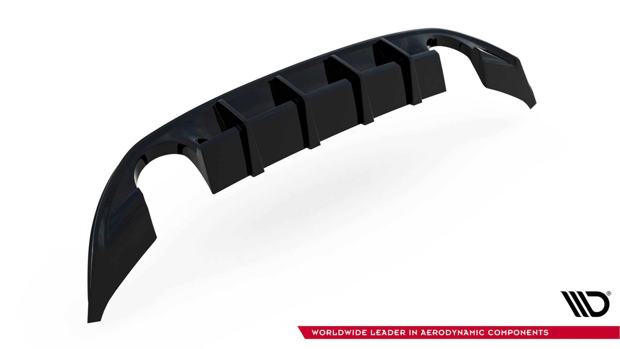 Maxton Design Diffusor Heck Ansatz passend für Hyundai I30 N Hatchback Mk3 Facelift schwarz Hochglanz