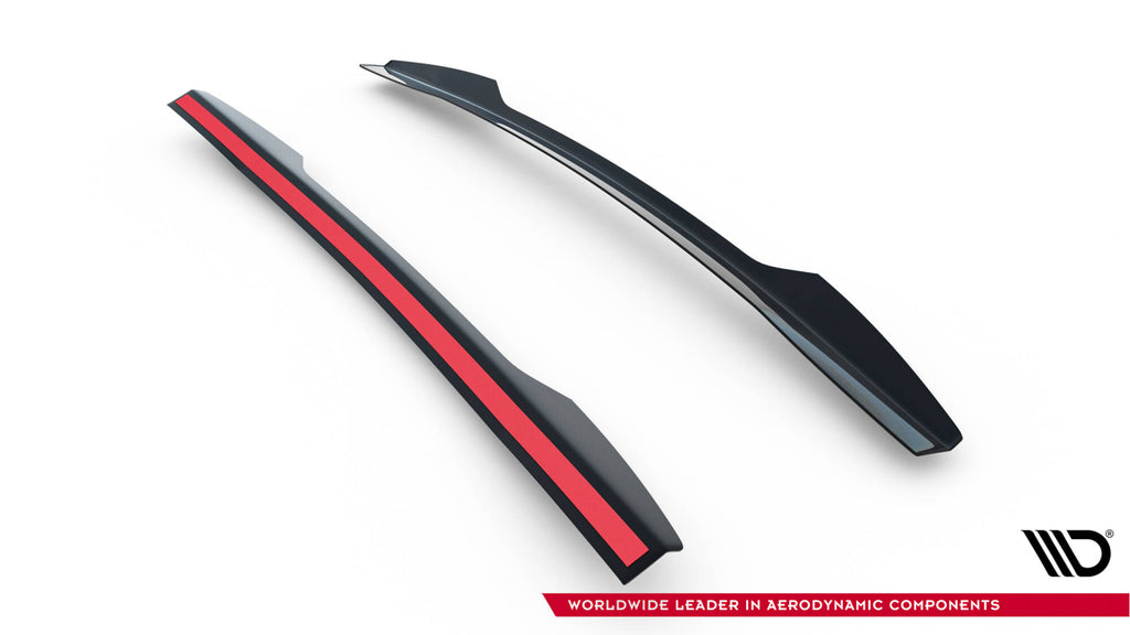 Maxton Design Spoiler CAP passend für Subaru Impreza WRX STI Mk3 Facelift schwarz Hochglanz