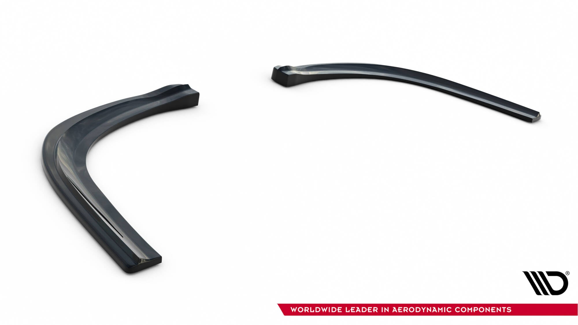 Maxton Design Heck Ansatz Flaps Diffusor passend für Ford Focus ST Kombi Mk3 / Mk3 Facelift schwarz Hochglanz