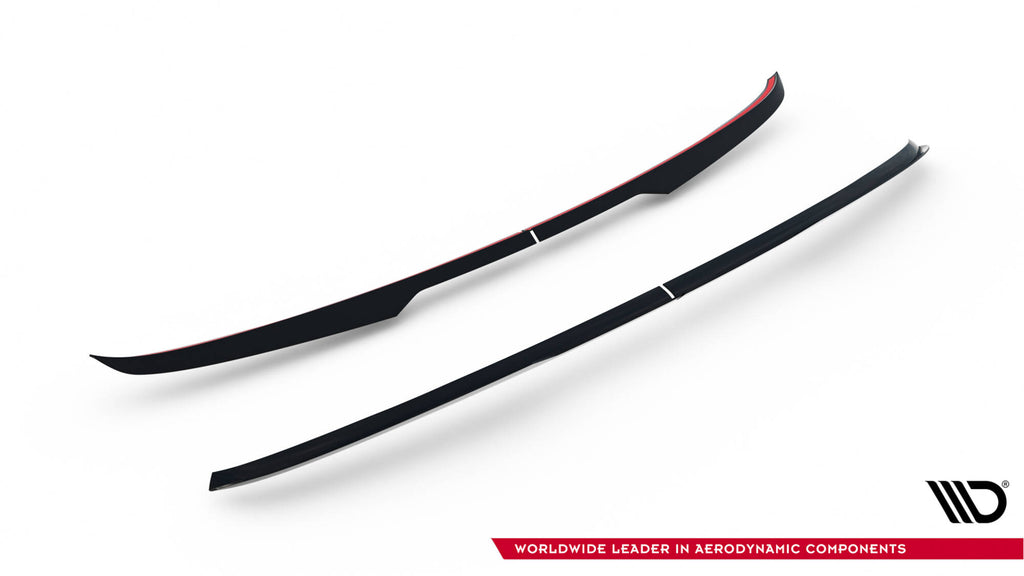 Maxton Design Spoiler CAP für Ford Transit Custom Mk2 schwarz Hochglanz