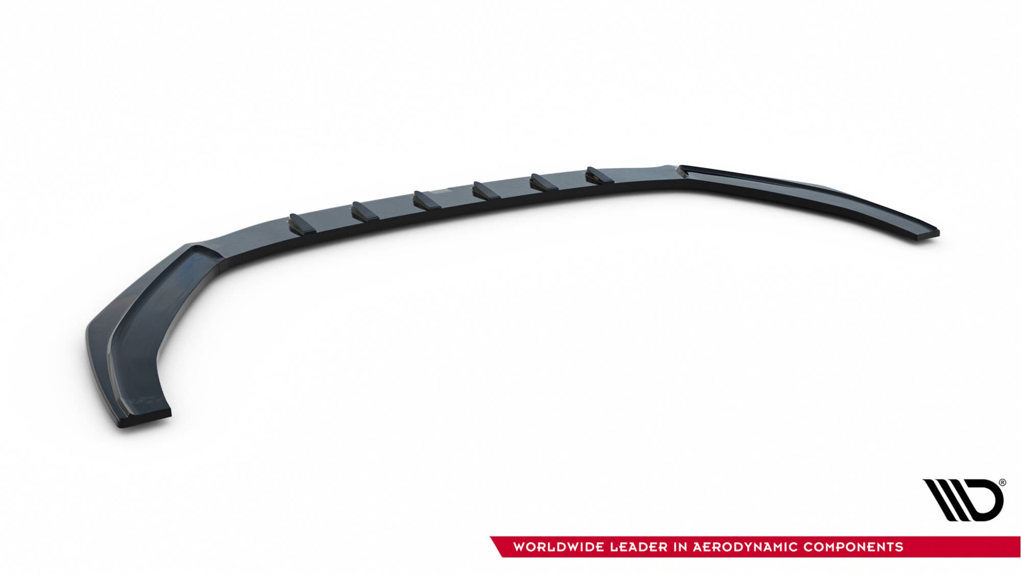 Maxton Design Street+ Spoilerlippe Front Ansatz V.1 passend für Audi RS5 Coupe / Sportback F5 schwarz Hochglanz
