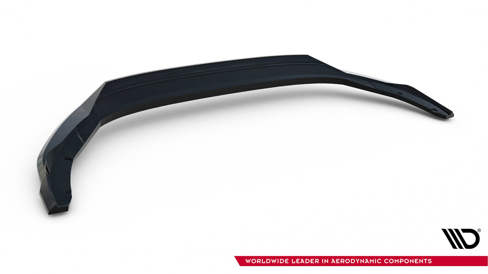 Maxton Design Street+ Spoilerlippe Front Ansatz V.1 passend für Skoda Octavia RS Liftback / Combi Mk4 Facelift schwarz Hochglanz