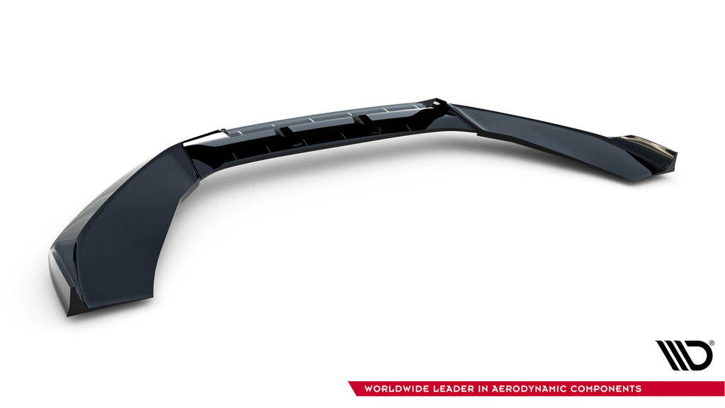 Maxton Design Street+ Spoilerlippe Front Ansatz V.3 passend für Audi A6 / A6 C7 S-line/ S6 C7 Facelift schwarz Hochglanz