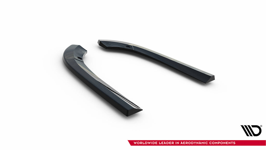 Maxton Design Heck Ansatz Flaps Diffusor passend für Dodge Durango SRT Mk3 schwarz Hochglanz