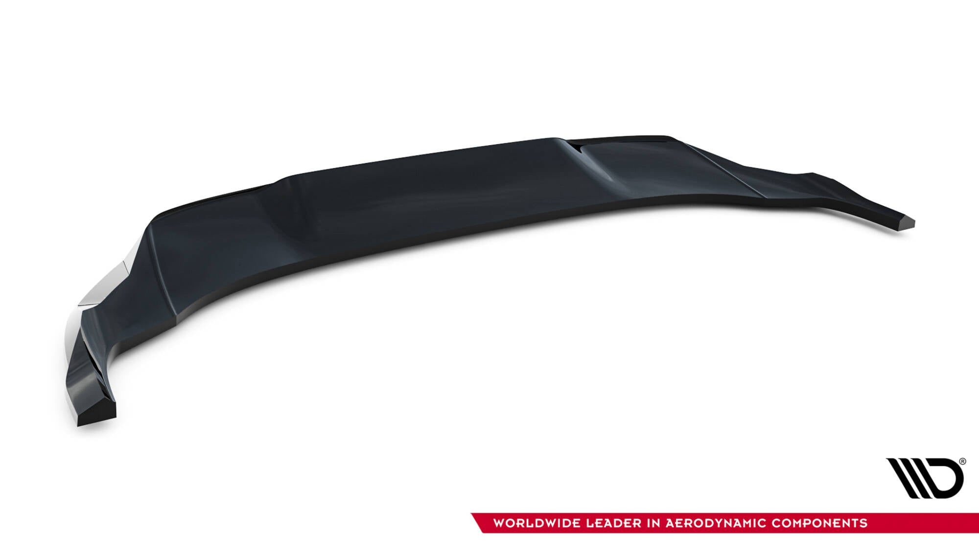 Maxton Design Street+ Spoilerlippe Front Ansatz passend für Audi SQ7 Mk2 Facelift 2 schwarz Hochglanz
