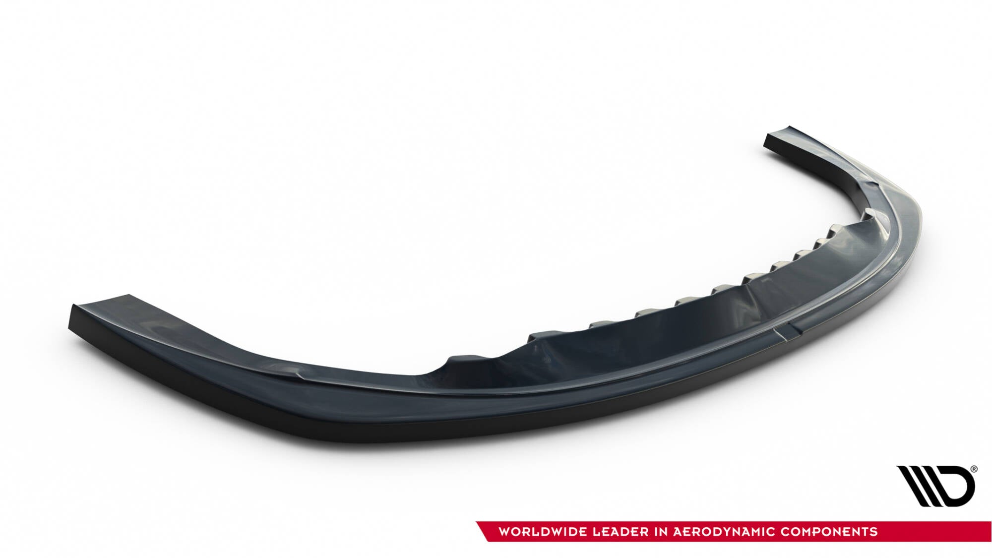Maxton Design Street+ Spoilerlippe Front Ansatz passend für RENAULT MEGANE 3 RS v.1 schwarz Hochglanz