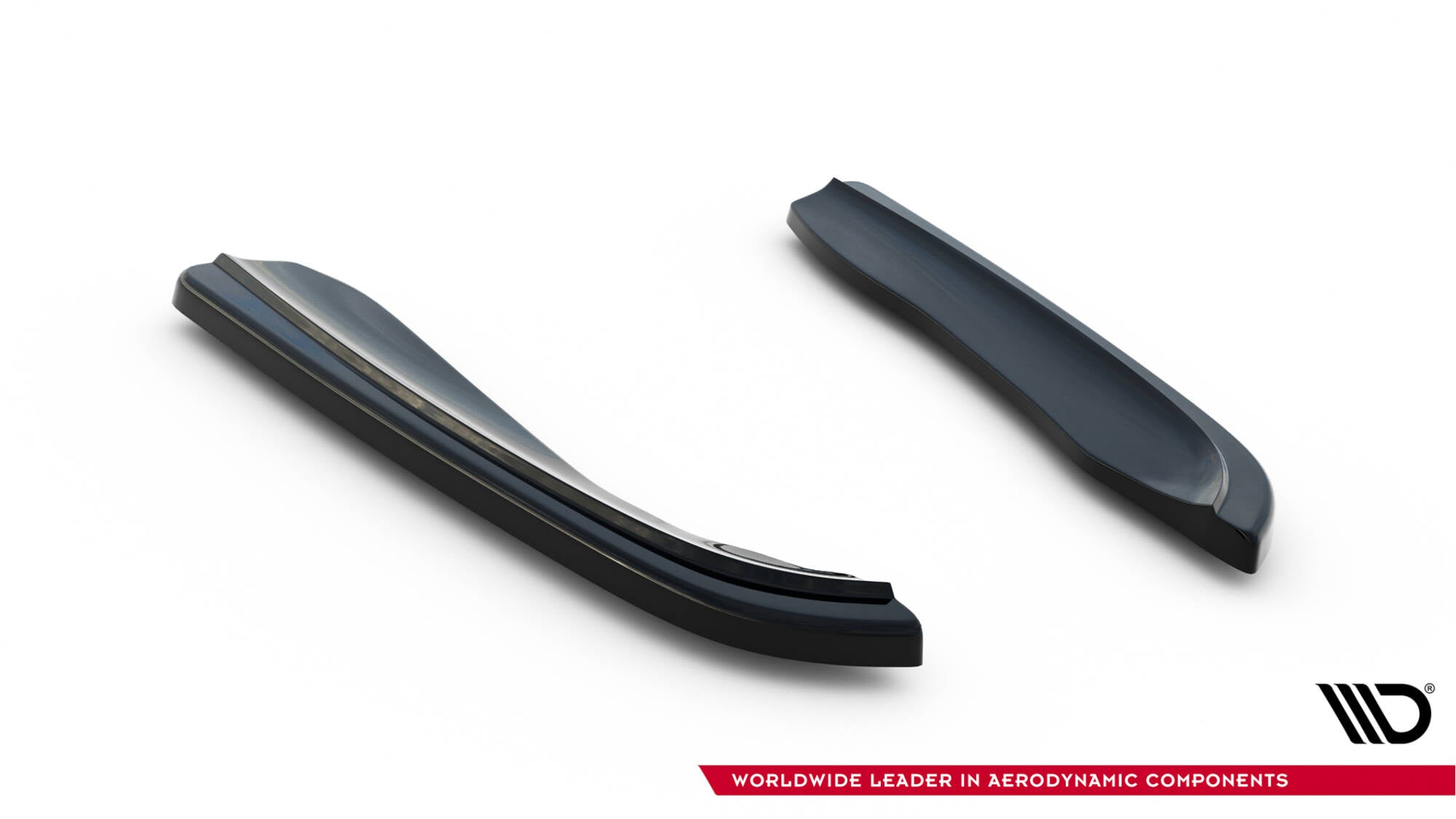 Maxton Design Heck Ansatz Flaps Diffusor passend für BMW 3er M-Paket Coupe E46 schwarz Hochglanz
