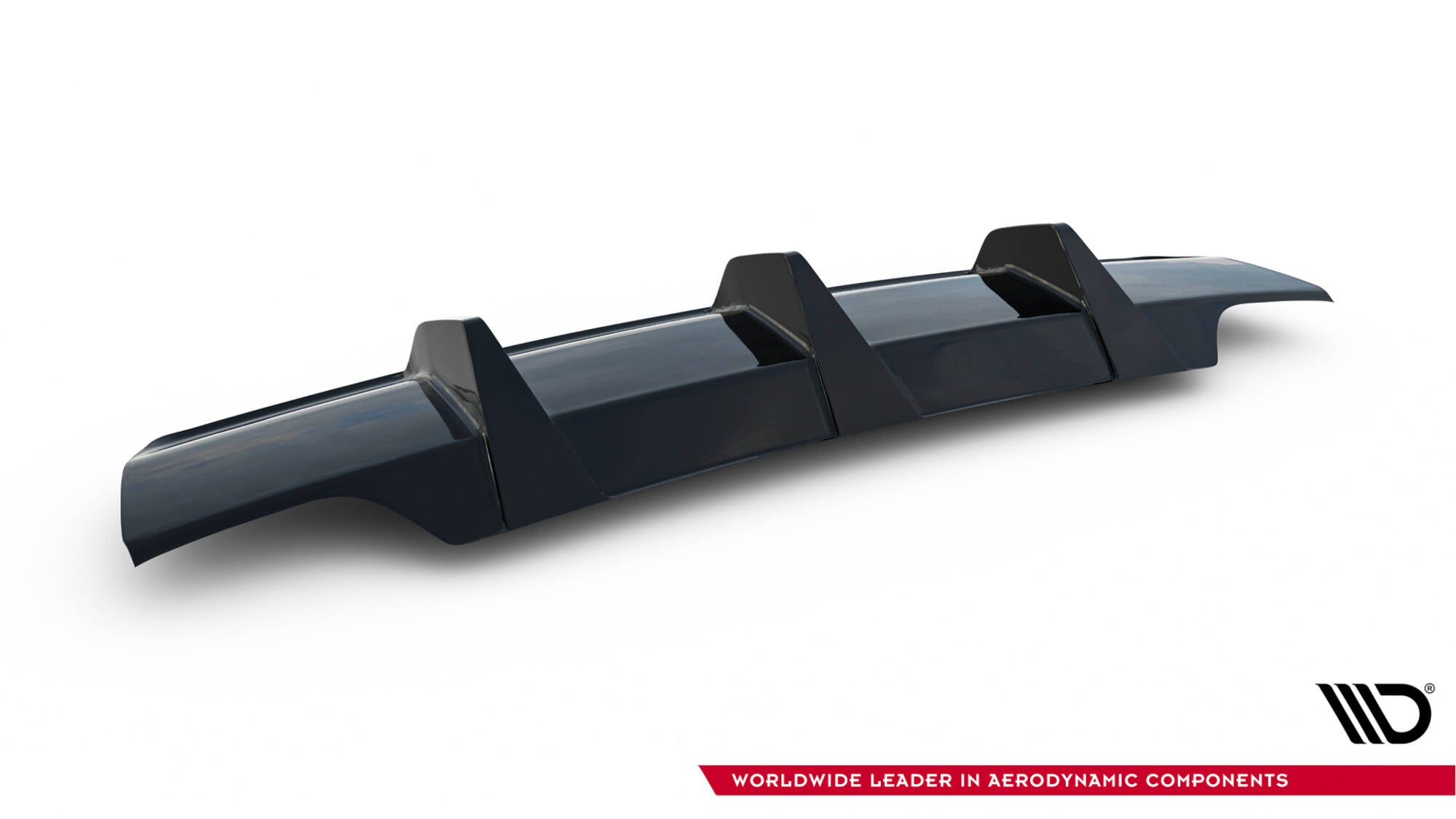 Maxton Design Diffusor Heck Ansatz passend für Audi A1 S-Line GB schwarz Hochglanz