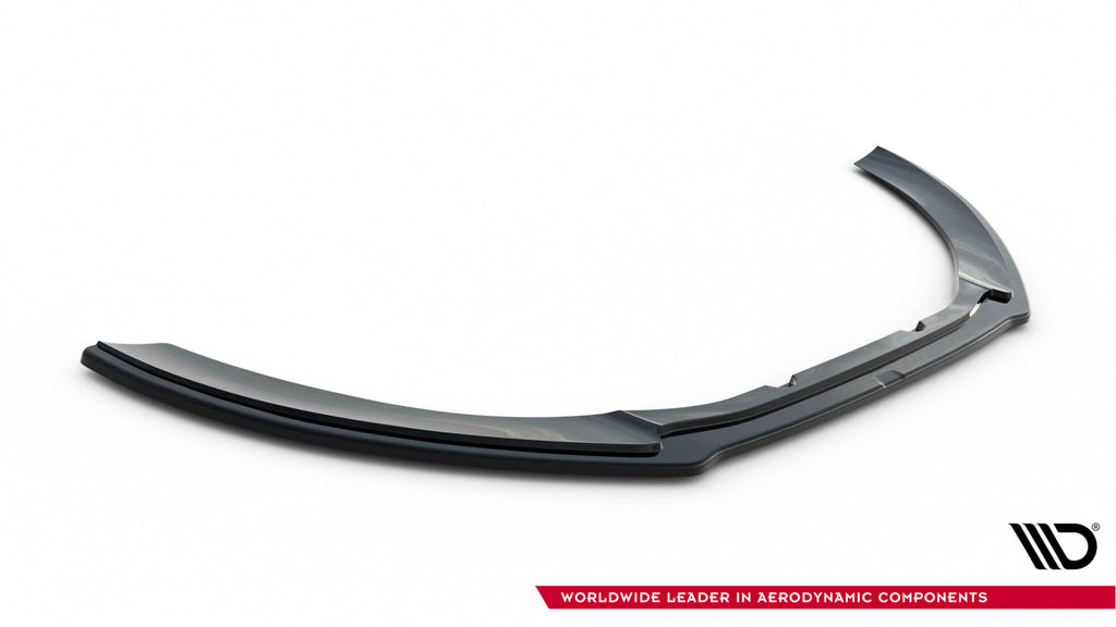 Maxton Design Street+ Spoilerlippe Front Ansatz V.1 passend für Audi RS6 C7 / C7 Facelift schwarz Hochglanz