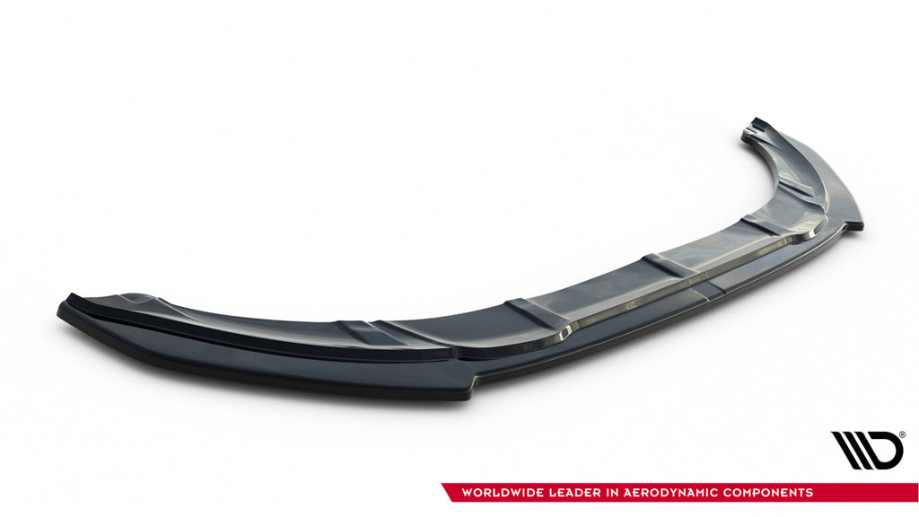 Maxton Design Street+ Spoilerlippe Front Ansatz passend für Mini Cooper S F56 / F56 Facelift schwarz Hochglanz
