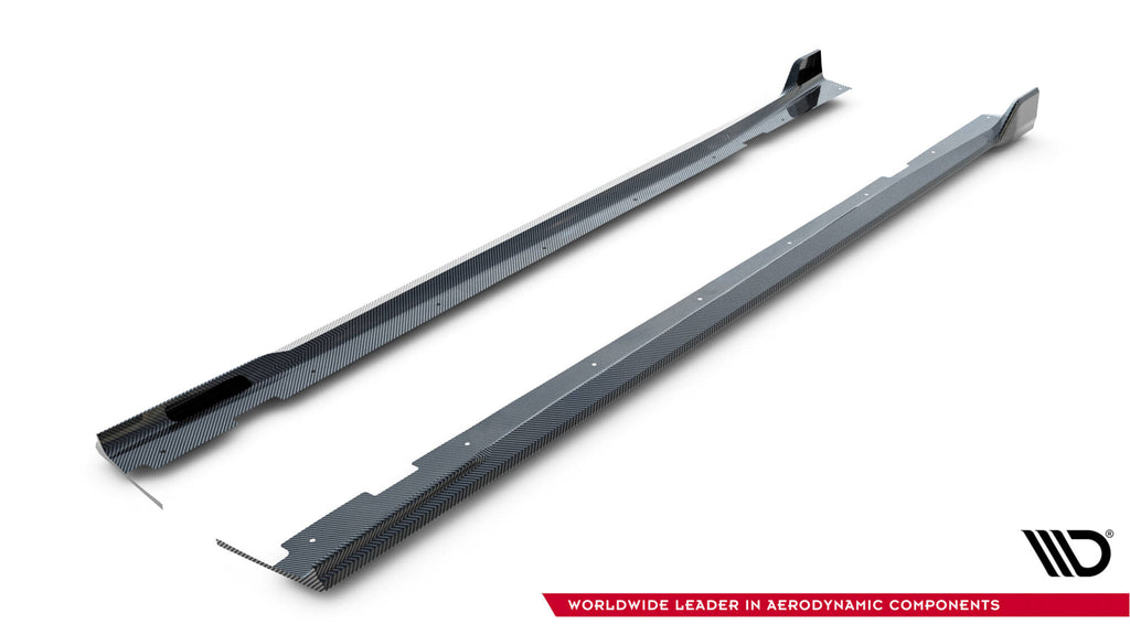 Maxton Design Prepreg Carbon Fiber Seitenschweller BMW X7 M-Paket G07 für BMW X7 G07