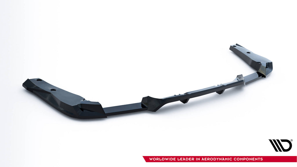 Maxton Design Street+ Mittlerer Diffusor RACE passend für BMW X4M F98 Facelift schwarz Hochglanz