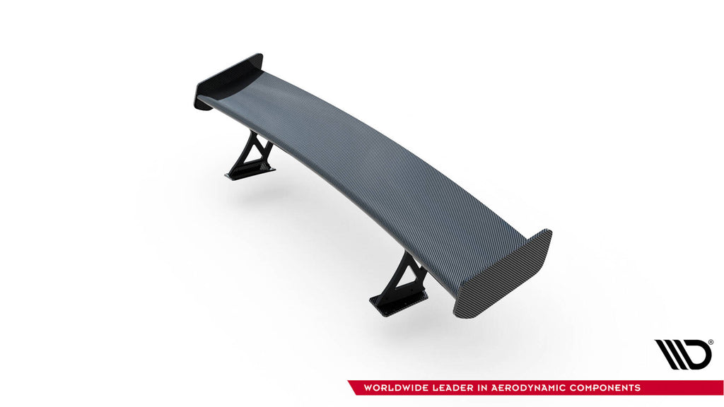 Maxton Design Carbon Spoiler With External Brackets Uprights V.1 Audi A5 / A5 S-Line / S5 / RS5 Coupe F5 / F5 Facelift für Audi A5 / S5 / RS5